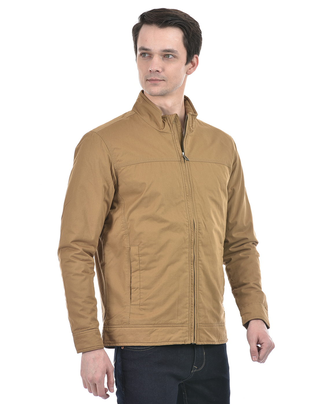 Numero Uno Men Solid Beige Jacket